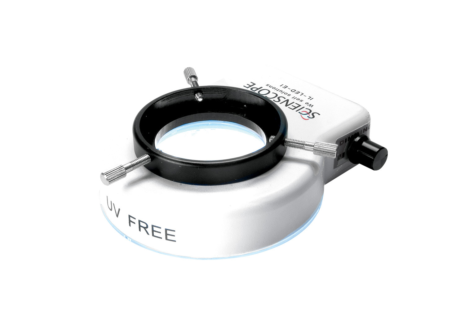 Scienscope IL-LED-E1 LED Ring Light Top Front Diagonal View